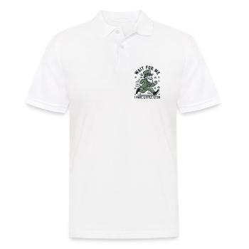 Leprechaun en fuite - Polo Homme - blanc - Devant - Kai (181cm)
