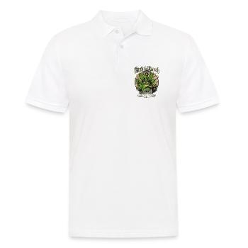   chill immer - Männer Poloshirt - Weiß - Vorne - Kai (181cm)