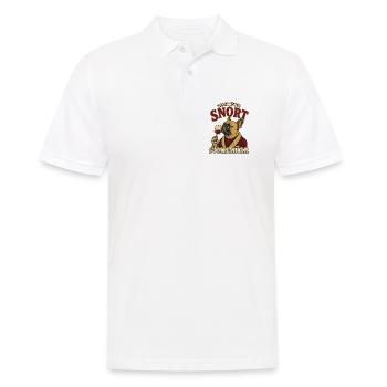 Zertifizierter Snort-Sommelier Französischer Bulldogge - Männer Poloshirt - Weiß - Vorne - Kai (181cm)