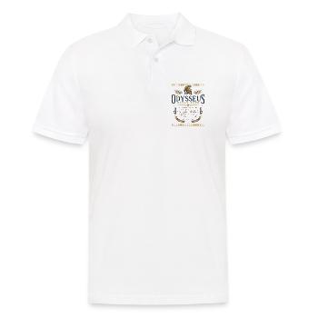 Odysseus World Tour Shirt Ancient Greek Mythology - Men's Polo Shirt - white - Front - Kai (181cm)