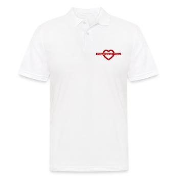 Cœur d’équipe de hockey sur gazon - Polo Homme - blanc - Devant - Kai (181cm)