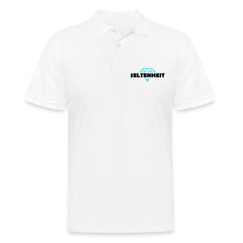 Seltenheit Unikat - Männer Poloshirt - Weiß - Vorne - Kai (181cm)