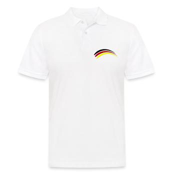Germany Flag - Men's Polo Shirt - white - Front - Kai (181cm)