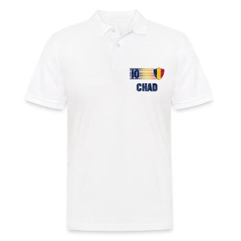 Chad Football Team - Men's Polo Shirt - white - Front - Kai (181cm)