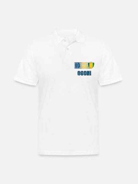 Ogoni Fußball Mannschaft - Männer Poloshirt - Weiß