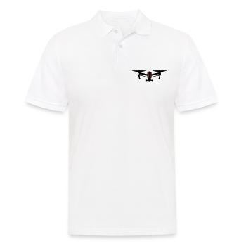 Drone Icon Symbol - Men's Polo Shirt - white - Front - Kai (181cm)
