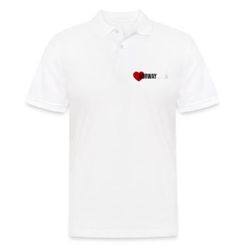 Norway 2024 Heart Holiday - Men's Polo Shirt - white - Front - Kai (181cm)