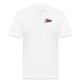 Octopus 8 pauvres tentacules fan de calmar amoureux - Polo Homme - blanc - Devant - Kai (181cm)