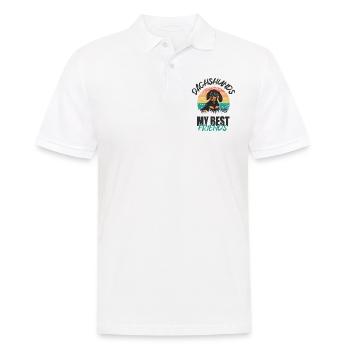 Teckel - Polo Homme - blanc - Devant - Kai (181cm)