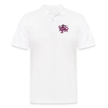 Octopus Pirate Pirate Hat Eye Patch Moustache - Men's Polo Shirt - white - Front - Kai (181cm)