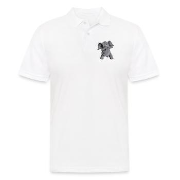 Dab Elephant Enfants Dansant Dabbing Baby Elephant - Polo Homme - blanc - Devant - Kai (181cm)