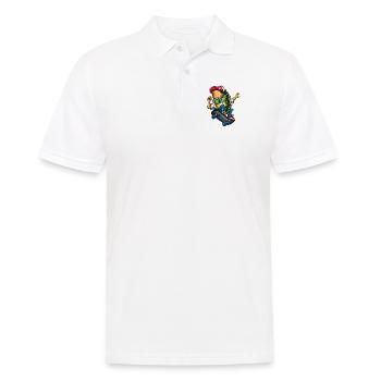 Taco Skateboard Skater Skating Dinco de Mayo - Männer Poloshirt - Weiß - Vorne - Kai (181cm)