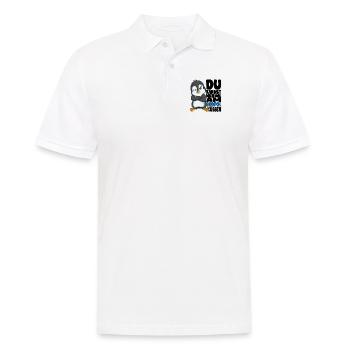 Kannst mich mal am Südpol küssen Pinguine - Männer Poloshirt - Weiß - Vorne - Kai (181cm)