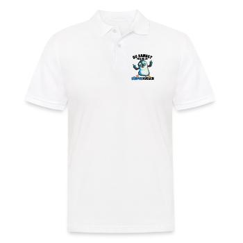 Kannst mich mal am Südpol küssen Pinguine - Männer Poloshirt - Weiß - Vorne - Kai (181cm)