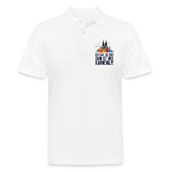 Köln Kölle Karneval Gebützt Kölle Alaaf Jeck Party - Männer Poloshirt - Weiß - Vorne - Kai (181cm)