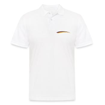 Germany Flag - Men's Polo Shirt - white - Front - Kai (181cm)