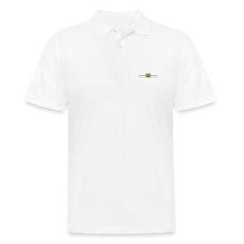 Krone Symbol Design - Männer Poloshirt - Weiß - Vorne - Kai (181cm)