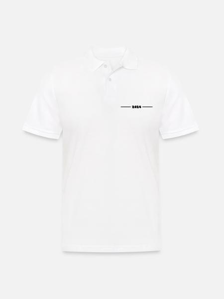 2024 year - Men's Polo Shirt - white