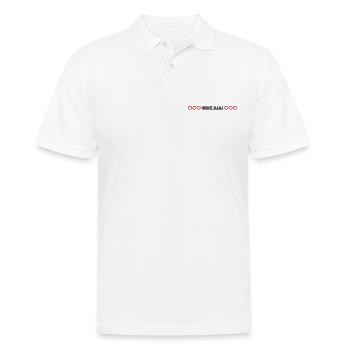Hunde Mama Herz - Männer Poloshirt - Weiß - Vorne - Kai (181cm)