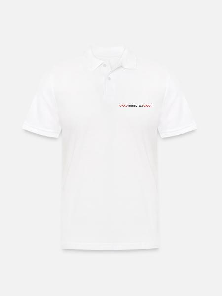 Running Team herzchen - Männer Poloshirt - Weiß