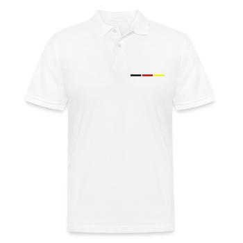 Symbole des couleurs de l’Allemagne - Polo Homme - blanc - Devant - Kai (181cm)