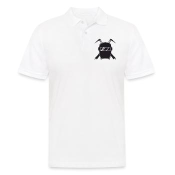 Welder helmet outfit for proud metalworkers - Men's Polo Shirt - white - Front - Kai (181cm)