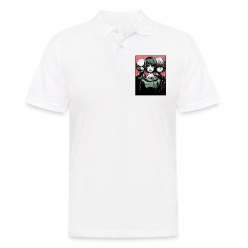 Cartoon Manga Anime, cela devrait être un anime - Polo Homme - blanc - Devant - Kai (181cm)