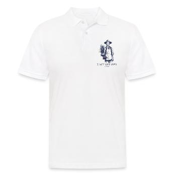 Chinesischer Reisbauer sagt, Ich habe etwas Gras - Männer Poloshirt - Weiß - Vorne - Kai (181cm)