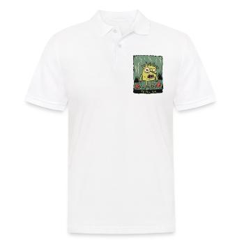 Angry Cartoon Creature: You Are All Goofy - Men's Polo Shirt - white - Front - Kai (181cm)