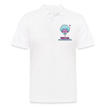 Je suis amoureuse de l’amour - Polo Homme - blanc - Devant - Kai (181cm)