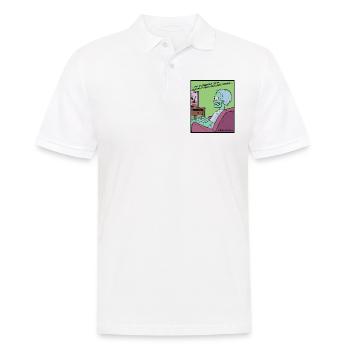 Mauvais dans les nouvelles zombies, les gens - Polo Homme - blanc - Devant - Kai (181cm)