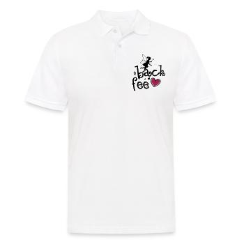 Fee Backen Herz Backfee Liebe - Männer Poloshirt - Weiß - Vorne - Kai (181cm)