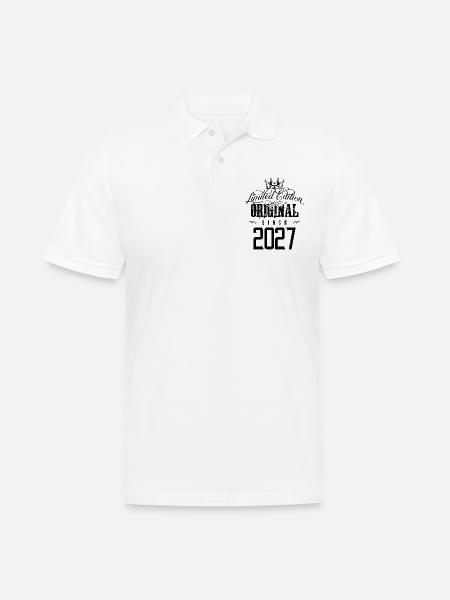 2027 limited edition - Männer Poloshirt - Weiß