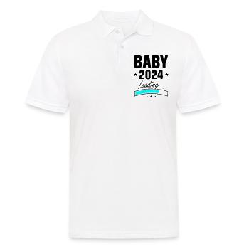 Baby 2024 Loading - Men's Polo Shirt - white - Front - Kai (181cm)