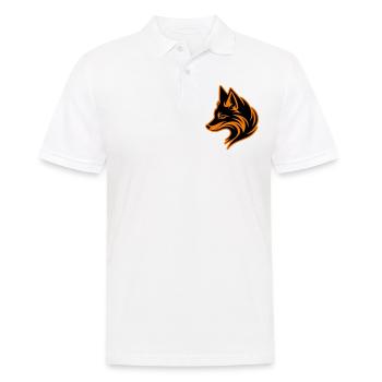 Fox Animal - Men's Polo Shirt - white - Front - Kai (181cm)