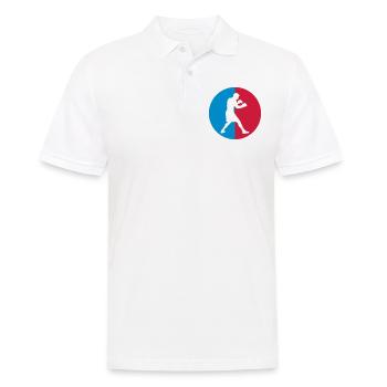 Boxen - Boxer - Männer Poloshirt - Weiß - Vorne - Kai (181cm)