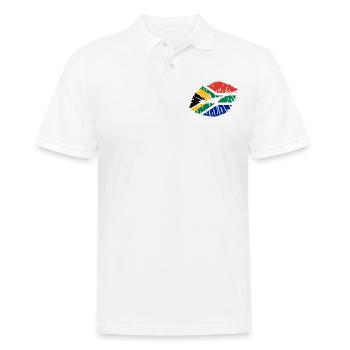 Afrique du Sud - Polo Homme - blanc - Devant - Kai (181cm)