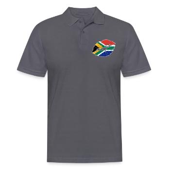 Afrique du Sud - Polo Homme - charbon - Devant - Nico (186cm)