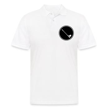 Golf symbol - Männer Poloshirt - Weiß - Vorne - Kai (181cm)