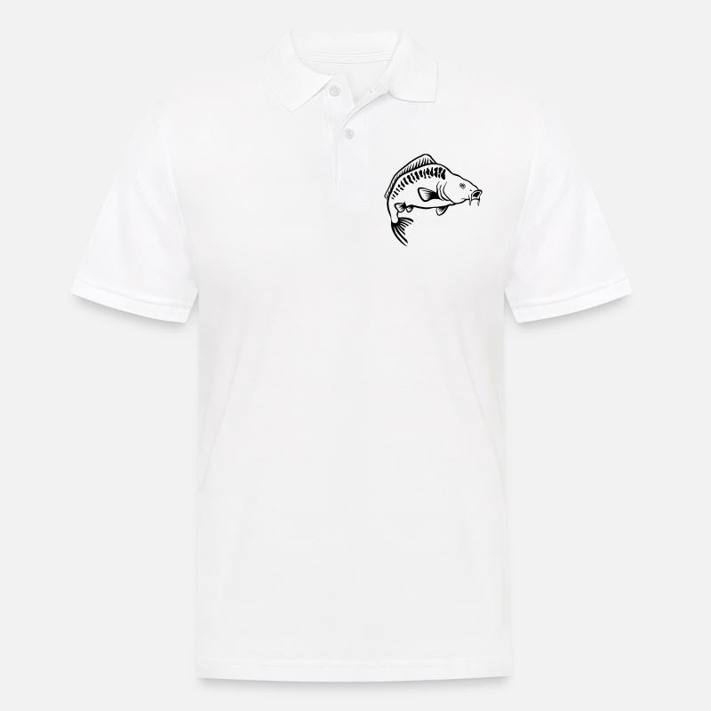 carpe - Polo Homme - blanc