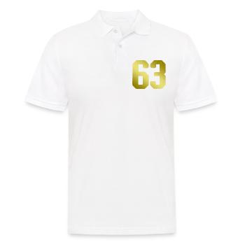 maillot numéro 63 - Polo Homme - blanc - Devant - Kai (181cm)