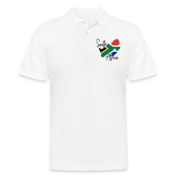 Afrique du Sud - Polo Homme - blanc - Devant - Kai (181cm)