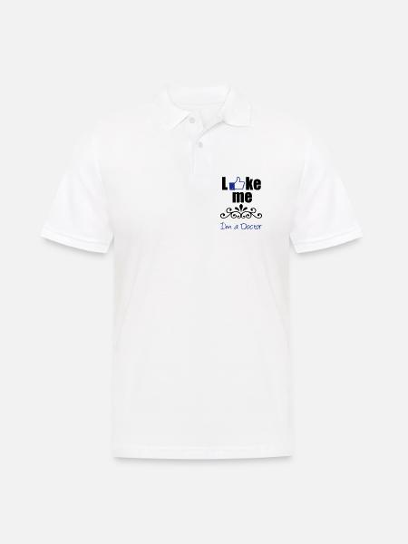 Like the Doctor Arzt Medizin Geschenk - Männer Poloshirt - Weiß