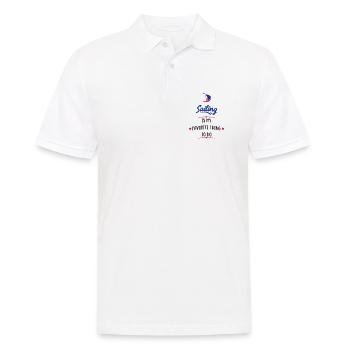 navigation à voile - Polo Homme - blanc - Devant - Kai (181cm)