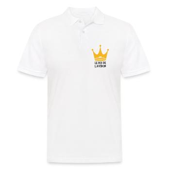 Rowing / Rower / Rudern / Ruderer - Männer Poloshirt - Weiß - Vorne - Kai (181cm)