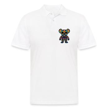 Koala Halloween Zombie - Polo Homme - blanc - Devant - Kai (181cm)