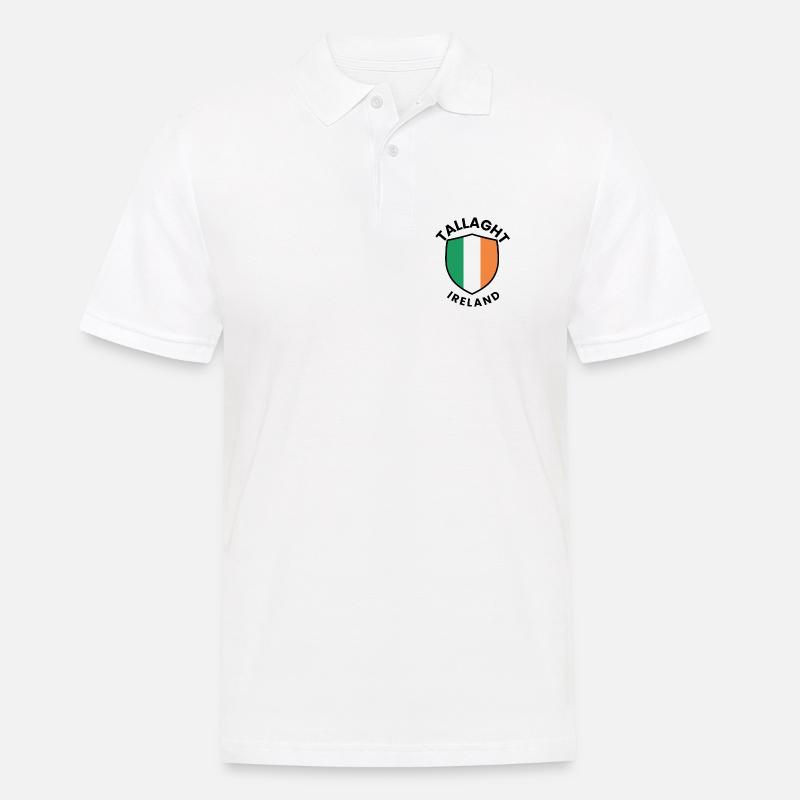 Tallaght Irish Shield - Männer Poloshirt - Weiß