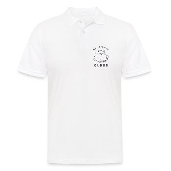 Mon nuage préféré - Poméranian - Polo Homme - blanc - Devant - Kai (181cm)