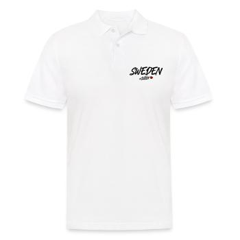 Suède 2024 Coeur - Polo Homme - blanc - Devant - Kai (181cm)