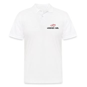Fermier Fille Fille Coeur Amour - Polo Homme - blanc - Devant - Kai (181cm)
